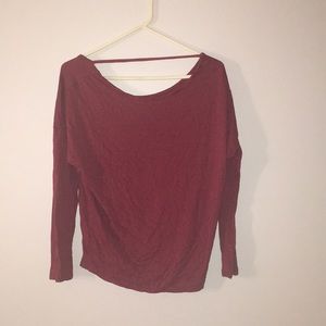 Maroon shirt